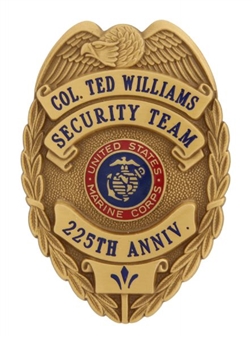 Ted Williams 225th Anniversary Marine Corps Badge